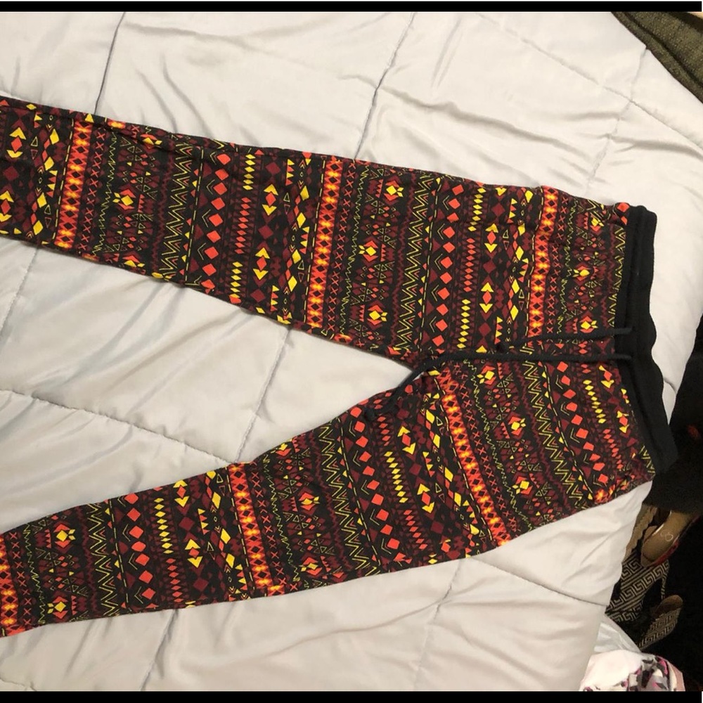 Tribal print sweatpants